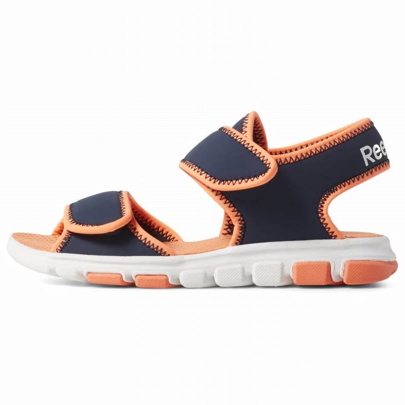 Sandale Reebok Wave Glider III Fete Bleumarin/Portocalii Romania KL2353ZB